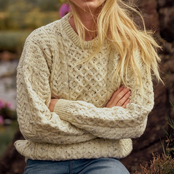 Arran Irish Sweater 100% Pure Wool - Picture 6 of 8